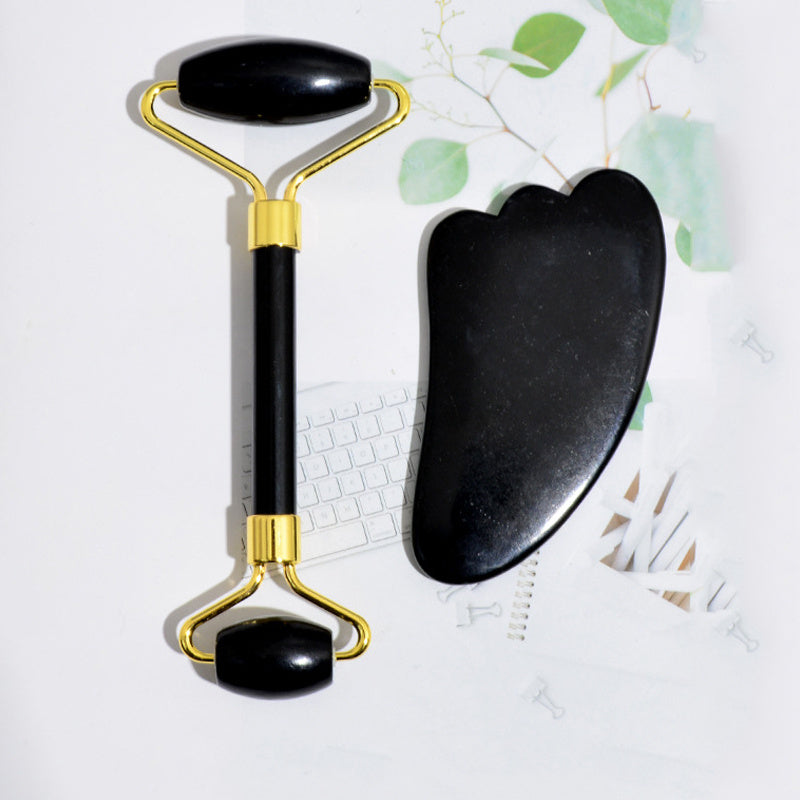 Jade Facial Massage Device - Natürliche Hautpflege & Anti-Aging
